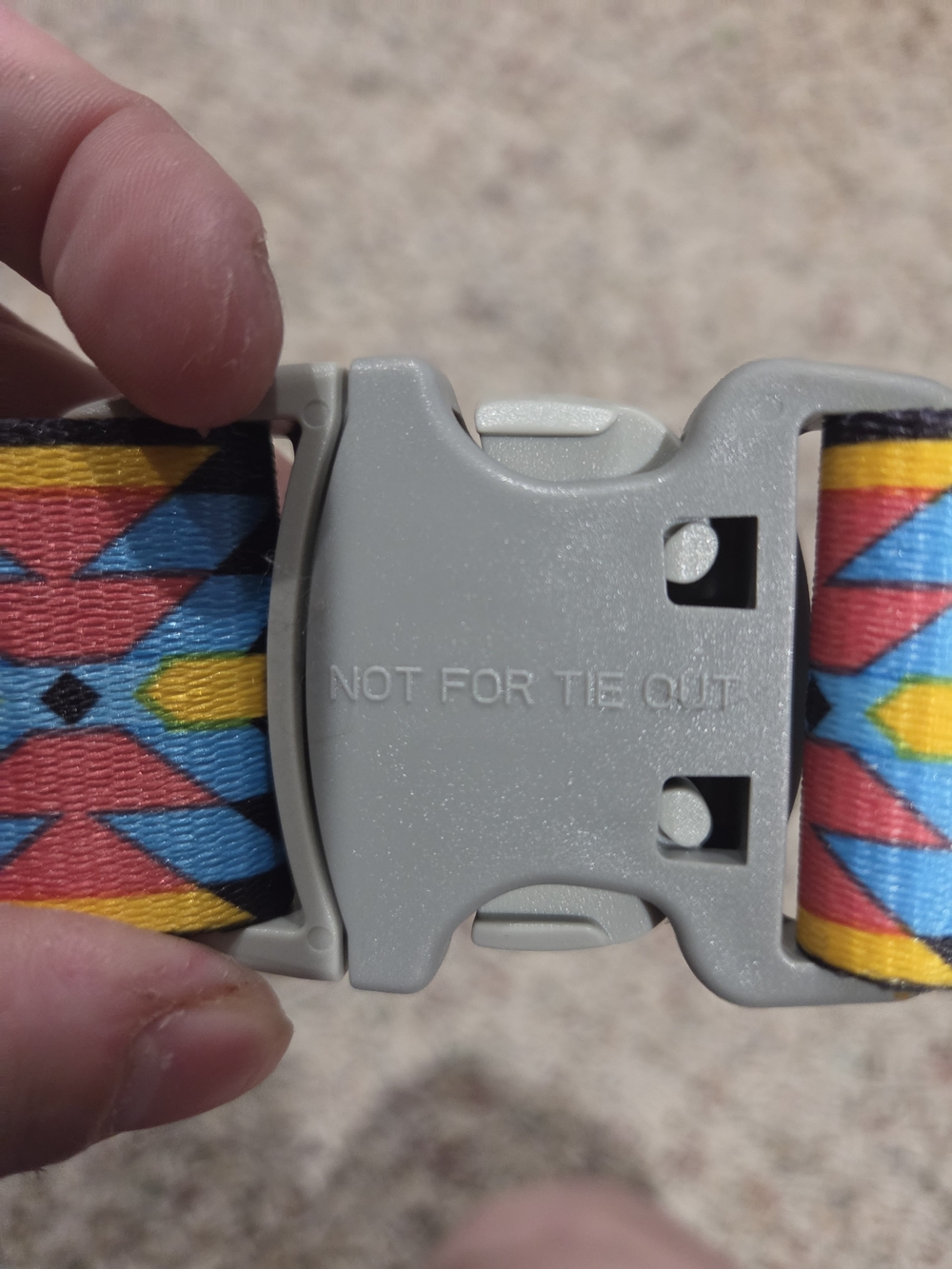 Coastal Patterned Large Dog Collar - Picture 7 of 11